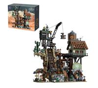 PANTASY GBC Juego de construcción de ruso dorado, diorama motorizado con sistema de engranajes, juego de ladrillos interactivos alimentados tipo C con 3 minifiguras, modelo mecánico coleccionable para