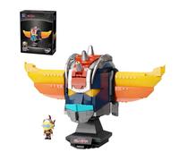 PANTASY Grendizer, busto de bloques para adultos, modelo de exposición | Cabina Abatible Con Asiento, Pantalla Y Controles, Figura Del Piloto Y Soporte De Exposición Incluidos