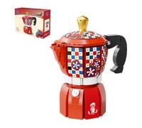 PANTASY Kit de construcción de cafetera expreso retro para adultos