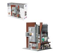 PANTASY Kit de construcción de oficina de arquitectura - Modelo moderno de estudio de arquitectura de bloques de construcción, modelo de coleccionista detallado para adultos, kit creativo de