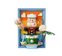 PANTASY Popeye - Juego de Bloques de construcción de Arte 3D, Efecto Exclusivo, escenas únicas, Kit de construcción de articulaciones articuladas, diseño Creativo móvil, construcción, Crear, Jugar,