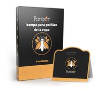 Panteer SCHÄDLINGSMEISTER® Trampa para polillas de la ropa, 6 unidades, para feromonas de alta eficacia, contra polillas de la ropa, 6 unidades