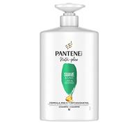 Pantene Champú Nutri-Plex Suave y Liso Nutri Pro-V, Fórmula Pro-V + Antioxidantes, Alisa el Pelo Encrespado y Rebelde, Champú Hidratante, 1000 ml