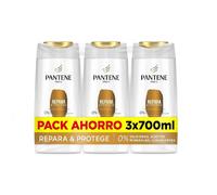 Pantene Champu, Repara Y Protege, 3 x 700 ml, Como Vitaminas Para El Cabello, Sin Siliconas
