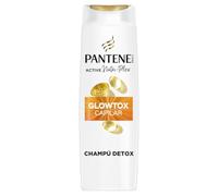Pantene Glowtox Champú Detox, 325ml, para Cabello Brillante. | Limpia en profundidad, remueve impurezas, protege enlaces capilares. Efecto clarificante