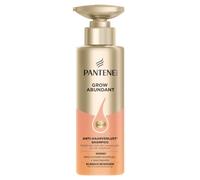 Pantene Grow Abundant Champú antipérdida 290 ml para cabello más fuerte, más largo y más denso en 8 semanas, mejora la elasticidad del cabello, con complejo pro-vitamínico y niacinamida