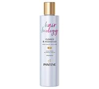 Pantene Hair Biology Cleanse, Reconstruye Cleansing, Champú Clarificante con Agua de Rosas y Agua Micelar, Champú Grasoso para Cabello Y Raíces, Cabello Graso Y Cabello Dañado 250ml
