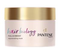 Pantene Hair Biology - Máscara para el cabello con flor de loto, Omega 9 para cabello fino, adelgazante y coloreado (160 ml)