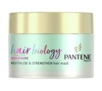 Pantene La menopausia de biología del cabello revitaliza y fortalece la máscara capilar para el crecimiento del cabello, tratamientos secos para cabello seco y adelgazante, tratamiento de pérdida de cabello para mujeres con vitamina B7 160ml