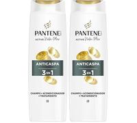 Pantene Pro-V Anti-Caspa Champú, Acondicionador y Tratamiento 3 en 1, Deja el Pelo Increíblemente Limpio, 300 ml (Paquete de 2)