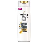 Pantene Pro-V - Champú anticaspa 3 en 1 + acondicionador + cuidado intensivo, fórmula Pro-V + antioxidantes, para todo tipo de cabello, 400 ml