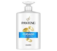 Pantene Pro-V Classic Clean Champú con Dispensador Pelo Normal y Mixto, 1L | Limpieza Delicada de Uso Diario, Protege los Enlaces Capilares, Sin Aceites Minerales ni Colorantes, Active Nutri-Plex
