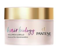 Pantene Pro-V Hair Biology Volumen & Brillo Mascarilla 160 ml, Para Pelo Fino O Debilitado Y Teñido