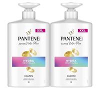 Pantene Pro-V Hydra Revitaliza Champú 2x1000ml para Pelo Normal y Seco. Nutre y Protege los Enlaces.Sin Aceites Minerales Tecnología Active Nutri-Plex