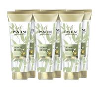 Pantene Pro-V Miracles Crecimiento con Fuerza Acondicionador Fortificante Para Pelo Seco y Dañado 160ml x6 con Biotina y Proteínas. Reduce la Caída del Pelo