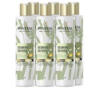 Pantene Pro-V Miracles Crecimiento con Fuerza Champú Anticaída, 6x250ml | Con Biotina y Proteínas, Ayuda a Reducir la Rotura