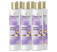 Pantene Pro-V Miracles Sedoso y Brillante Champú Reparador 6x250ml | Para el Cabello Tratado o con Mechas, Hidratación Capilar Intensiva