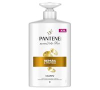 Pantene Pro-V Repara Y Protege Champú 1000ml Con Dispensador, Pelo Seco Y Dañado. Limpia Y Protege Los Enlaces Capilares. Sin Siliconas, Aceites Minerales Ni Colorantes. Tecnología Active Nutri-Plex