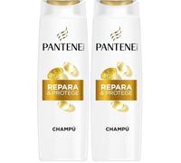 Pantene Pro-V Repara y Protege Champú 325ml para Pelo Seco y Dañado, Limpia y Protege los Enlaces Capilares con Suavidad, Sin Siliconas, Aceites Minerales ni Colorantes, Tecnología Active Nutri-Plex
