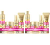 Pantene Pro-V Rizos Definidos Acondicionador 3 Minute Miracle 220ml para Rizos Rebeldes y Encrespados. Fórmula Pro-V con Active Nutri-Plex. Ayuda a Reparar Daños Visibles en 1 Uso y Revitaliza el Pelo