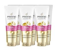 Pantene Pro-V Rizos Definidos Acondicionador 6x160ml para Rizos Rebeldes y Encrespados. Uso Diario. Provitamina B5 y mezcla de Nutrientes. Sin Aceites Minerales ni Colorantes. Active Nutri-Plex