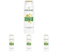 Pantene Pro-V Suave & Liso Champú, Acondicionador y Tratamiento 3 en 1, Suavidad Increíble y Control del Encrespamiento, 300 ml (Paquete de 4)