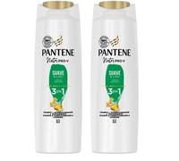 Pantene Pro-V Suave & Liso Champú, Acondicionador y Tratamiento 3 en 1, Suavidad Increíble y Control del Encrespamiento, 300 ml (Paquete de 2)