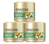 Pantene Pro-V Suave Y Liso Mascarilla Protectora De Keratina 3X300ml Para Pelo Encrespado Y Seco. Hasta 72H De Pelo Suave Y Brillante En Un Solo Uso