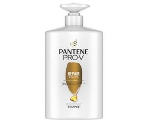 Pantene Pro-V XXL & Care Champú para cabello dañado, 1 litro, dispensador de bomba, cuidado del cabello seco, champú para damas, cuidado del cabello seco, brillo para el cuidado del cabello,