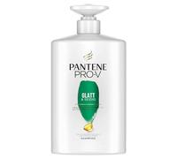 Pantene Pro-V XXL - Champú liso y sedoso para cabello rebelde, 1 litro, dispensador de champú, para mujer, cuidado del cabello, champú antiencrespado, sin silicona, Beauty, XXL