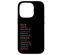 Panteón Griego Ellinika Ampersand para Mujeres y Hombres Carcasa para iPhone 14 Pro