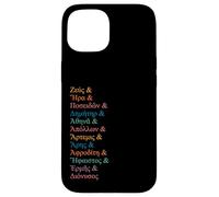 Panteón Griego Ellinika Ampersand para Mujeres y Hombres Carcasa para iPhone 15