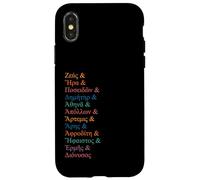 Panteón Griego Ellinika Ampersand para Mujeres y Hombres Carcasa para iPhone X/XS