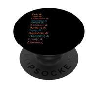 Panteón Griego Ellinika Ampersand para Mujeres y Hombres PopSockets PopGrip Adhesivo