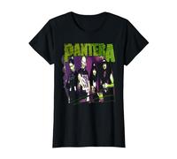 Pantera - Boceto Oficial Vintage Camiseta, Mujer, Negro, S