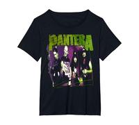 Pantera - Boceto Oficial Vintage Camiseta, Mujer Tallas Grandes, Negro, 3XL Grande