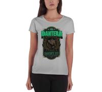 Pantera Camiseta Snakebite XXX Label de Jaspeado para Mujer (RO2753)