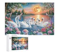 Pantera cósmica de Ojos estrellados Puzzle 1000 Piezas para Adultos Juego De Concentración Mejora del Enfoque Regalo para Ocio 1000 PCS