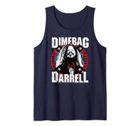 Pantera Dimebag Darrell Guitar Rock Legend Camiseta sin Mangas, Hombre, Azul Marino, M