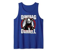Pantera Dimebag Darrell Guitar Rock Legend Camiseta sin Mangas, Hombre, Azul Real, XXL