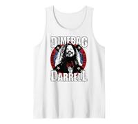 Pantera Dimebag Darrell Guitar Rock Legend Camiseta sin Mangas, Hombre, Blanco, XL