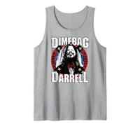 Pantera Dimebag Darrell Guitar Rock Legend Camiseta sin Mangas, Hombre, Gris Jaspeado, XL