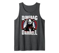 Pantera Dimebag Darrell Guitar Rock Legend Camiseta sin Mangas, Hombre, Jaspeado Oscuro, S