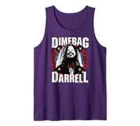 Pantera Dimebag Darrell Guitar Rock Legend Camiseta sin Mangas, Hombre, Morado, XXL