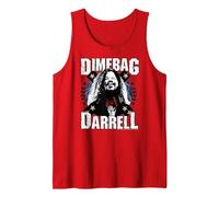 Pantera Dimebag Darrell Guitar Rock Legend Camiseta sin Mangas, Hombre, Rojo, XXL