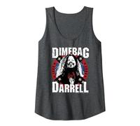 Pantera Dimebag Darrell Guitar Rock Legend Camiseta sin Mangas, Mujer, Jaspeado Oscuro, M