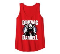 Pantera Dimebag Darrell Guitar Rock Legend Camiseta sin Mangas, Mujer, Rojo, L
