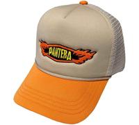 Pantera - Gorra de béisbol con Logotipo de flamas, Talla única