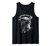 Pantera gótica con Alambre de púas Oscuro estética Animal Grunge Camiseta sin Mangas
