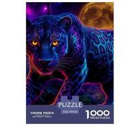 Pantera Negra 1000 Piezas Rompecabezas Juego De Familia Clásico Vida Silvestre Puzzle Juego De Desafío Único para Adultos Y Niños 70x50cm/1000pcs